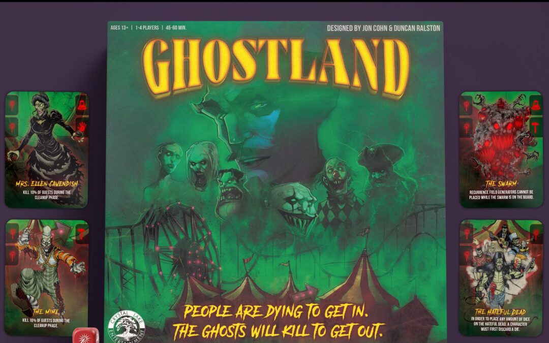 New teaser trailer for our Ghostland board game